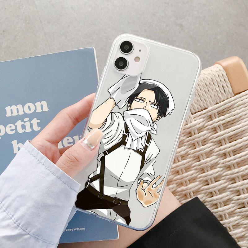 Dla Samsunga Galaxy A52 A32 A12 A21S A72 A51 A71 A50 A70 A31 A40 A10 A22 S10 S21 Ultra S20 FE Plus Etui TPU Anime Attack On Titan