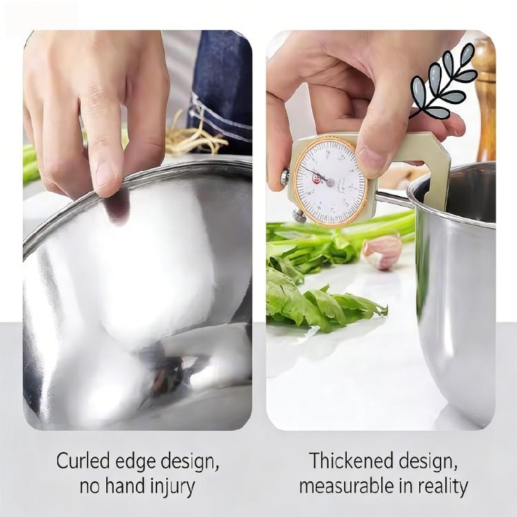 Wasserkelle aus Edelstahl, Kurzer Griff, Große Metall-Wasserschaufeln, Küchenutensilien zum Servieren und Kochen