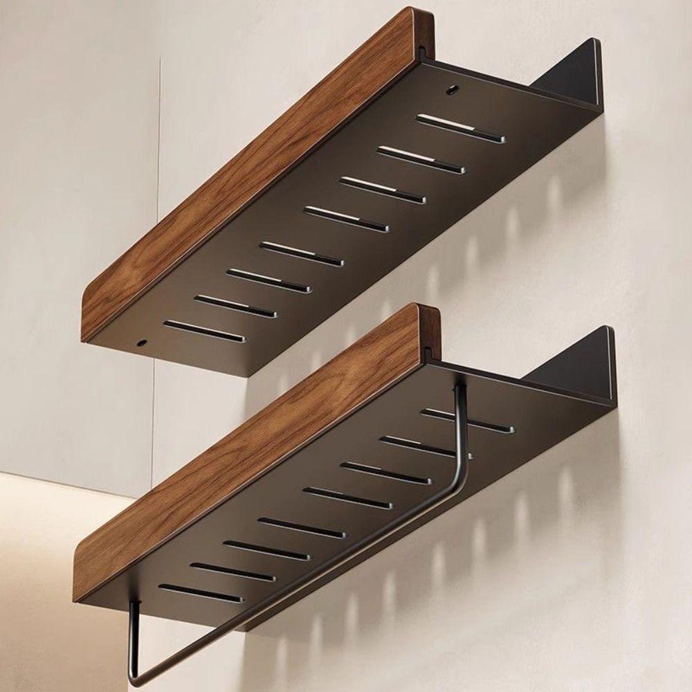 Space Saving Shower Storage Rack Wood Detachable Bathroom Storage Rack Corner Shelf  Toilet Vanity