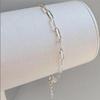 Women's Silver Chain Bracelet Square Fashion Accessory