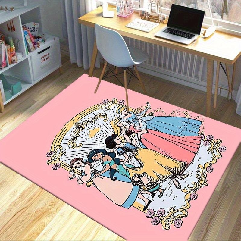 1pc, Disney Princesses Home Decor Rug - Office Carpet - Chair Mat - Outdoor Rug Gift for Room, Bedroom, Playroom, Living Room, PresentP049
