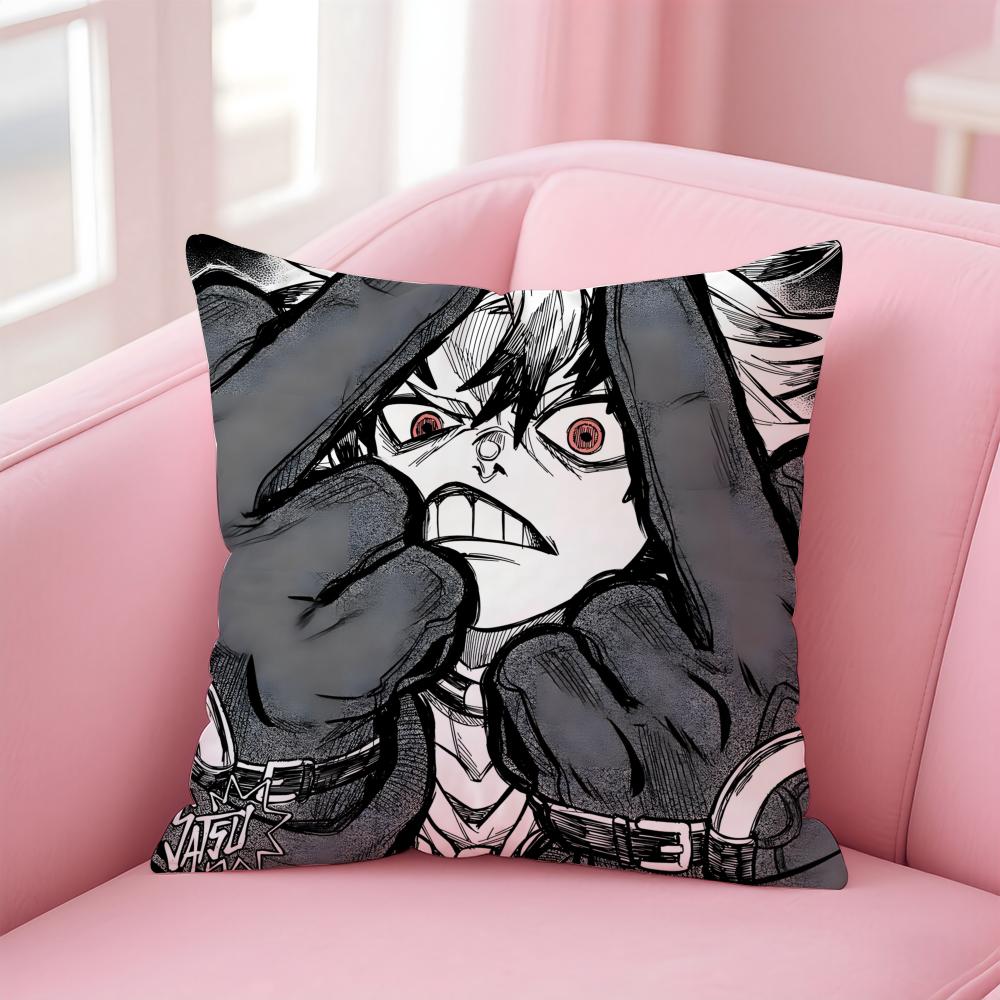 manga gritty GGachiakuta Cushion Cover Pillowcase Short Plush Invisible zipper Room Sofa Cushion Cover