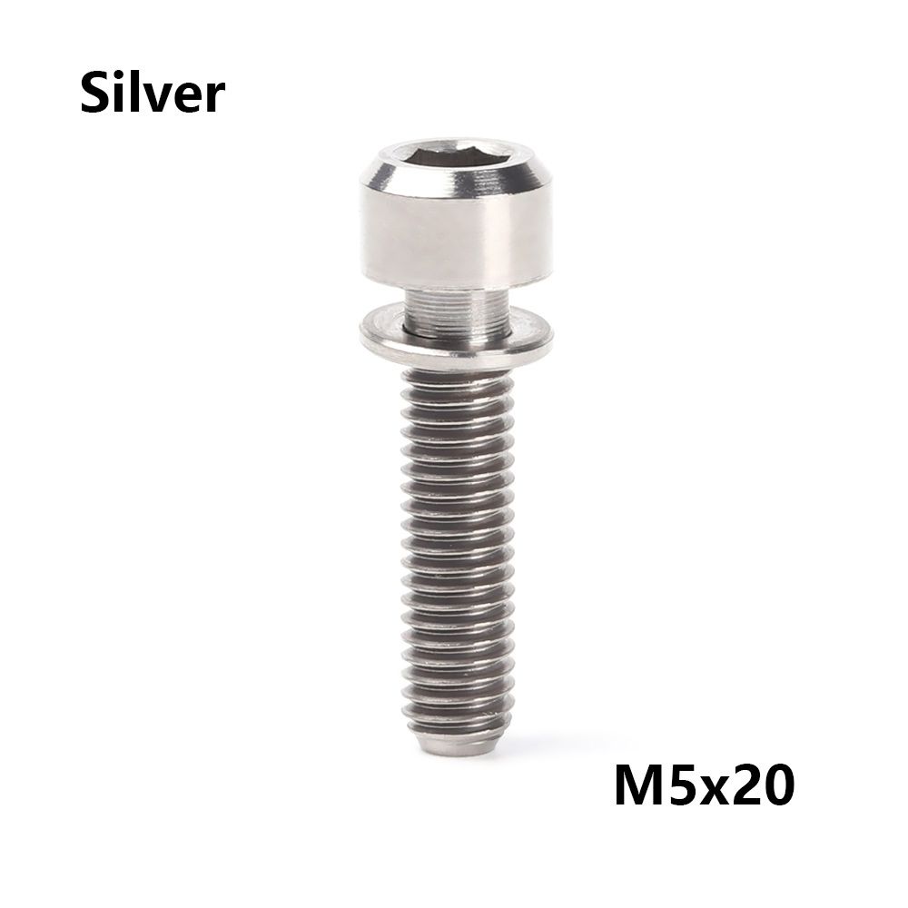 Nové titanové šrouby pro upevnění představce TC4 M5 16mm/18mm/20mm pro kolo MTB, šrouby pro představec jízdního kola, upevňovací šrouby, díly pro cyklistiku, 3 barvy