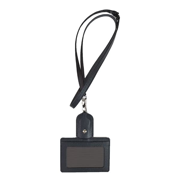 Itoya Color Chart ID Card Holder with Reel Strap (80TrenchBlue)