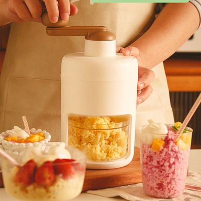 Mașină manuală de zdrobit gheața, smoothie-uri, spargătoare de gheață, zdrobitoare rapidă, portabilă, cu gheață rasă, pentru gadgeturi de bucătărie, blendere de gheață
