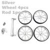 Pentru Bicicletă Pliabilă Brompton Birdy Tijă de Extensie Roată Ușoară 100mm Aliaj de Aluminiu CNC Suporturi Bicicletă Tijă Telescopică Roți Ușoare