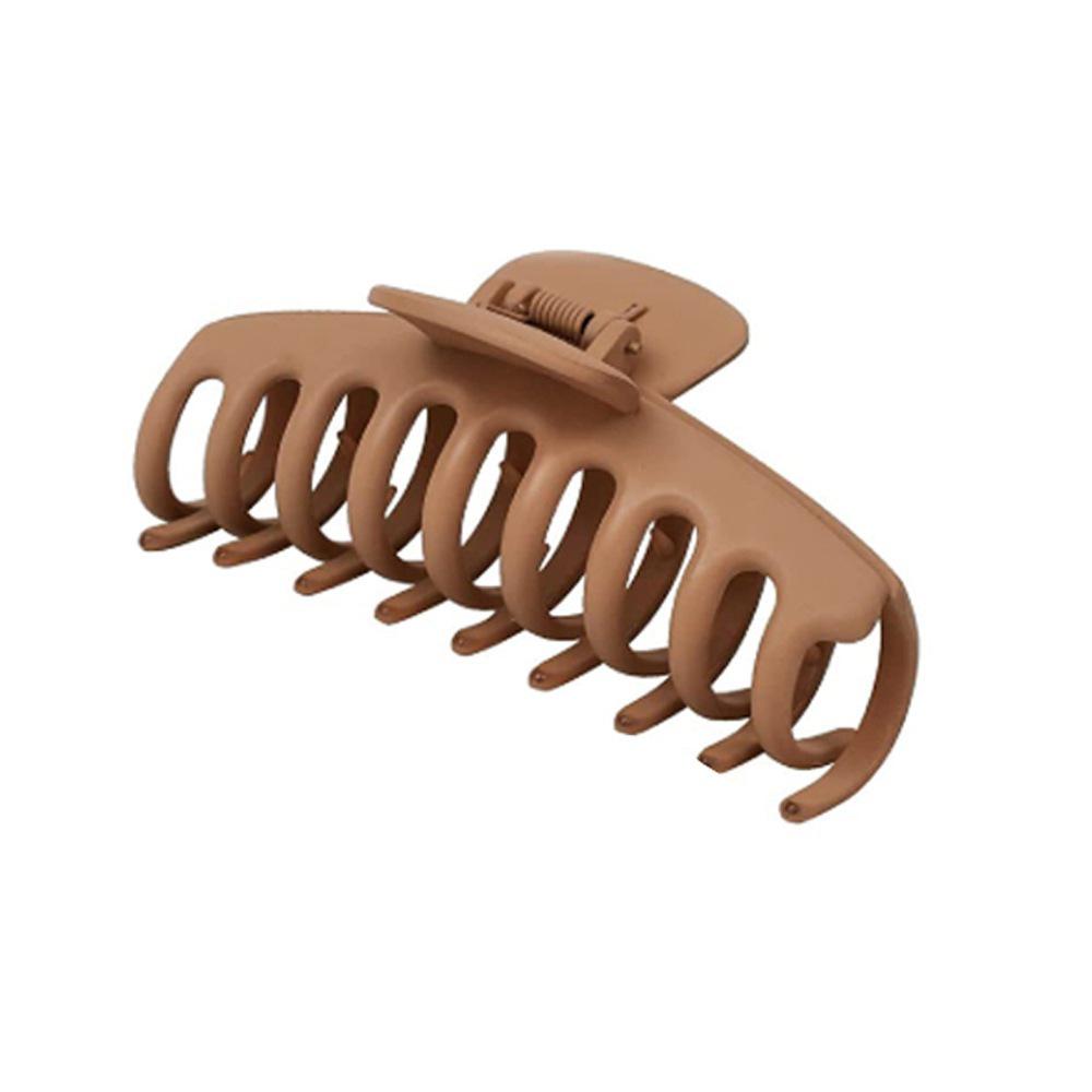 Traceless Spray Paint Frosted PS Hair Claw Clip - Shark Clip Bun Accessory