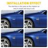 1/2Set Clear LED Front Fender Side Marker Lights Assembly For BMW E90 E82 E92 EK