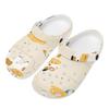 Women Men EVA Clogs Casual Printed Easy Clean Breathable Slip On Garden Shoes Beach Pool Bathroom Home Daily Shoes Casual Walking