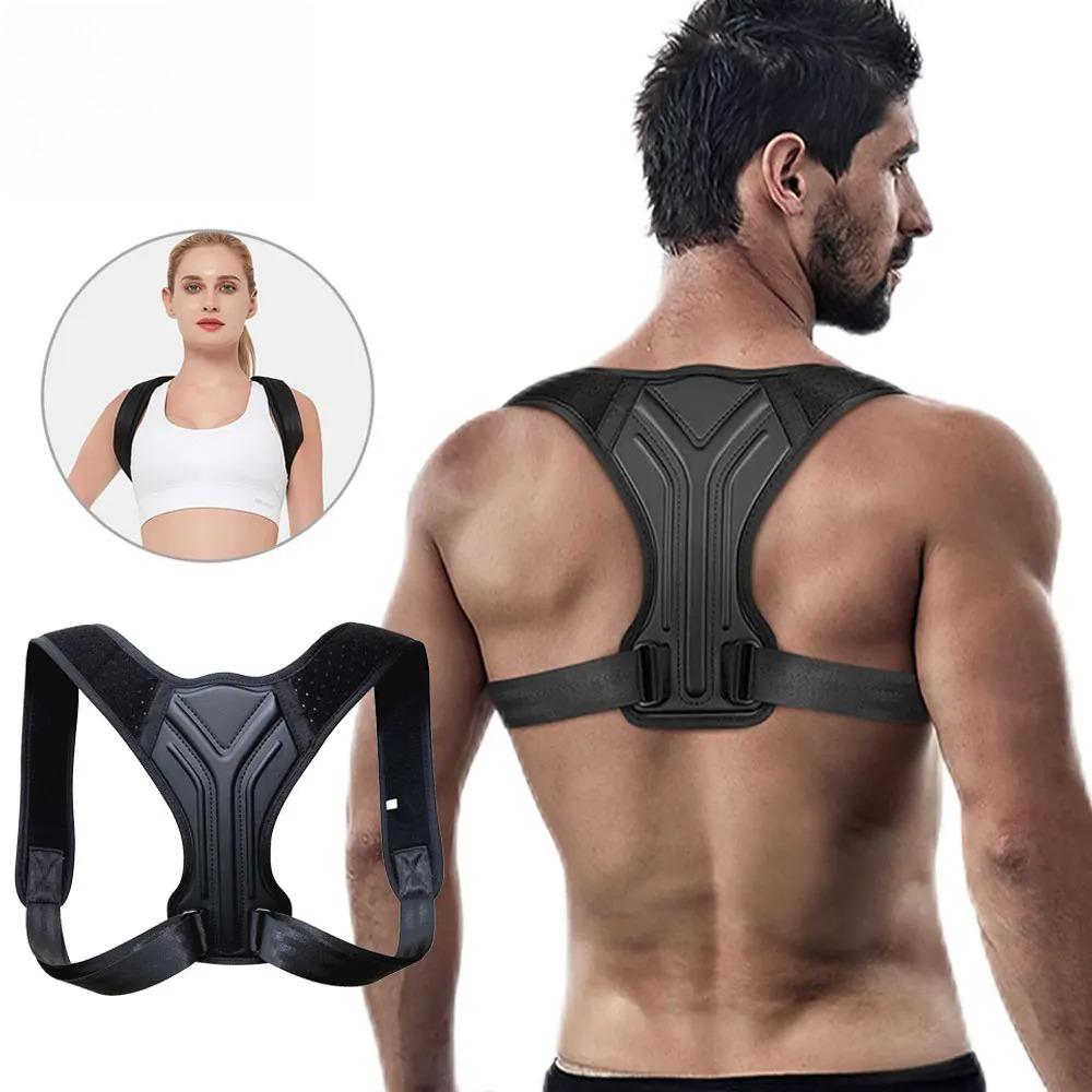 Adjustable Back Shoulder Posture Corrector Belt Clavicle Spine Support Reshape Your Body Home Office Sport Upper Back Neck Brace S