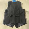 Women Sleeveless Waistcoat Button-up Solid Color Lightweight Breathable Vest Commuting Style Jacket