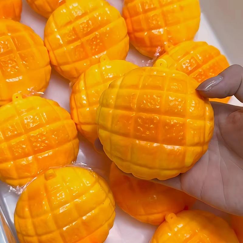 Zelfgemaakte Ananas Broodje Squishy Knijp Fidget Speelgoed Zacht Brood Bouwsteen Vulling Stressbal Speelgoed Sensorisch Anti-Stress Speelgoed