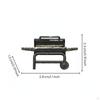1/64 Barbecue Grill Scene Prop Mini Outdoor Diorama Accessory Scale Stand
