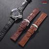 Genuine Calfskin Leather Watch Strap Slub Pattern Bracelet 18mm 20mm 22mm Universal Watchband for Men Women Watch Accessories