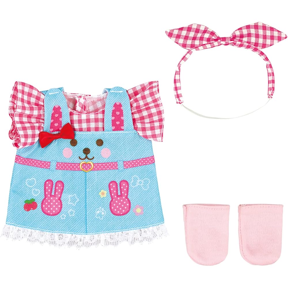 Meru-chan Dress Up Set Bunny Denim Dress 1851603 for Dolls