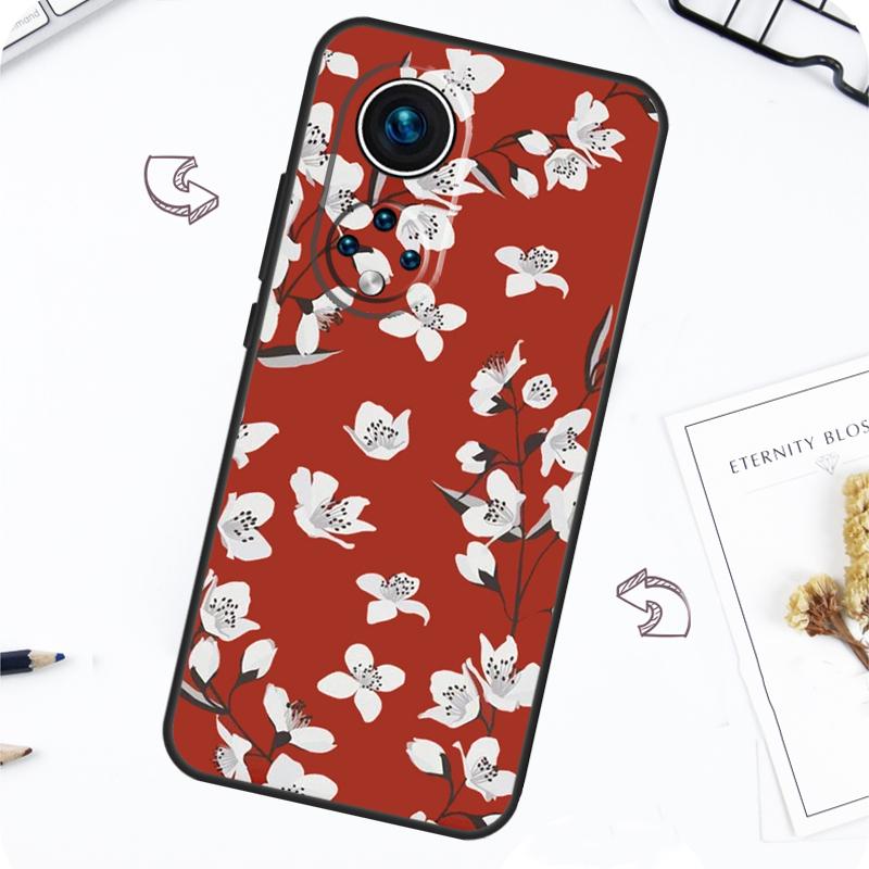Cherry Blossom Floral Case For Honor Magic 7 Lite 5 6 Pro Honor 200 50 70 90 Lite X8b X9a X8a X8 X9 X9c X9b Cover
