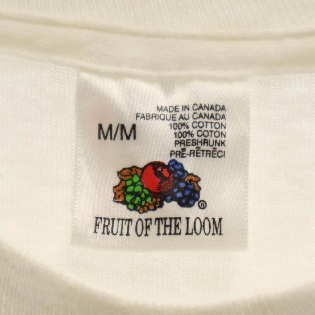 FRUIT OF THE LOOM 90s Old Canadian Bird Short Sleeve Single Stitch T-shirt Men's Used