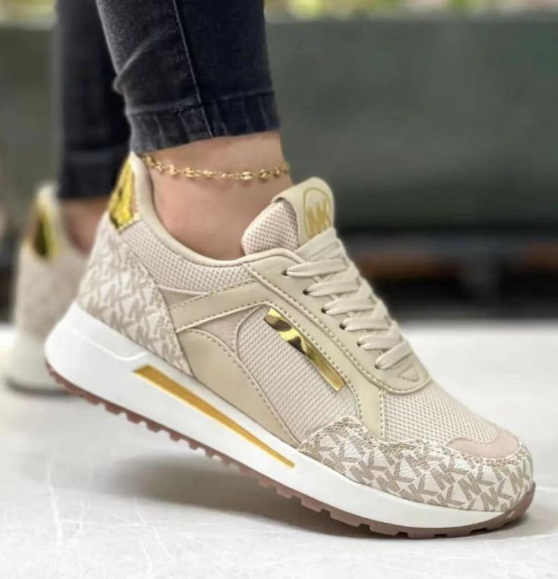 New Style Women Wedges Sneakers Lace - Up Breathable Sports Shoes Casual Platform Female Footwear Ladies Vulcanized Shoes