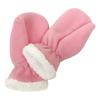 Solid Color Gloves Warm Full Finger Mitten Simple Winter Outdoor Gloves Fuzzy Plush Gloves for Boys Girls Multi Size