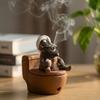 Toilet-shaped Resin Incense Burner, Fun Toilet And Bathtub Ornaments, Unique Artistic Aromatherapy Burner, Ashtrays And Desktop Gifts.