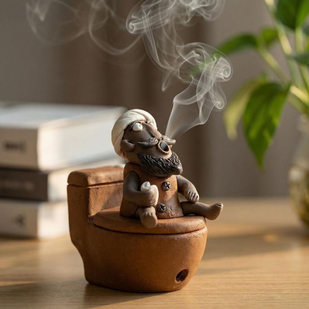 Toilet-shaped Resin Incense Burner, Fun Toilet And Bathtub Ornaments, Unique Artistic Aromatherapy Burner, Ashtrays And Desktop Gifts.