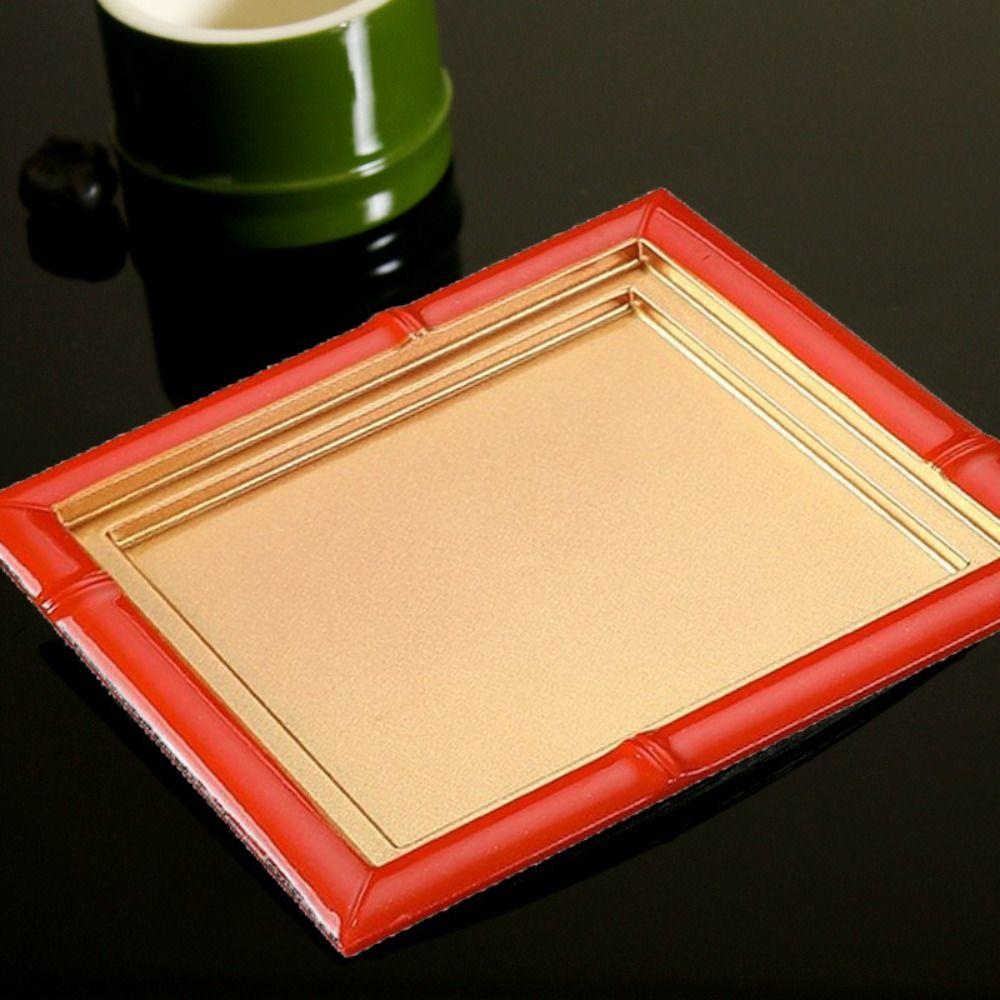 Imitation Bamboo Cold Noodle Dish Beautiful Sushi Food Tray Easy To Clean Sushi Plate  Party