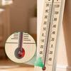 Wooden Thermometer Wall Mounted Thermometer Analog Thermometer Natural Material