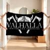 Valhalla (5) Manta de flanela um toque suave para o quarto e a sala de estar e um presente aconchegante para casa
