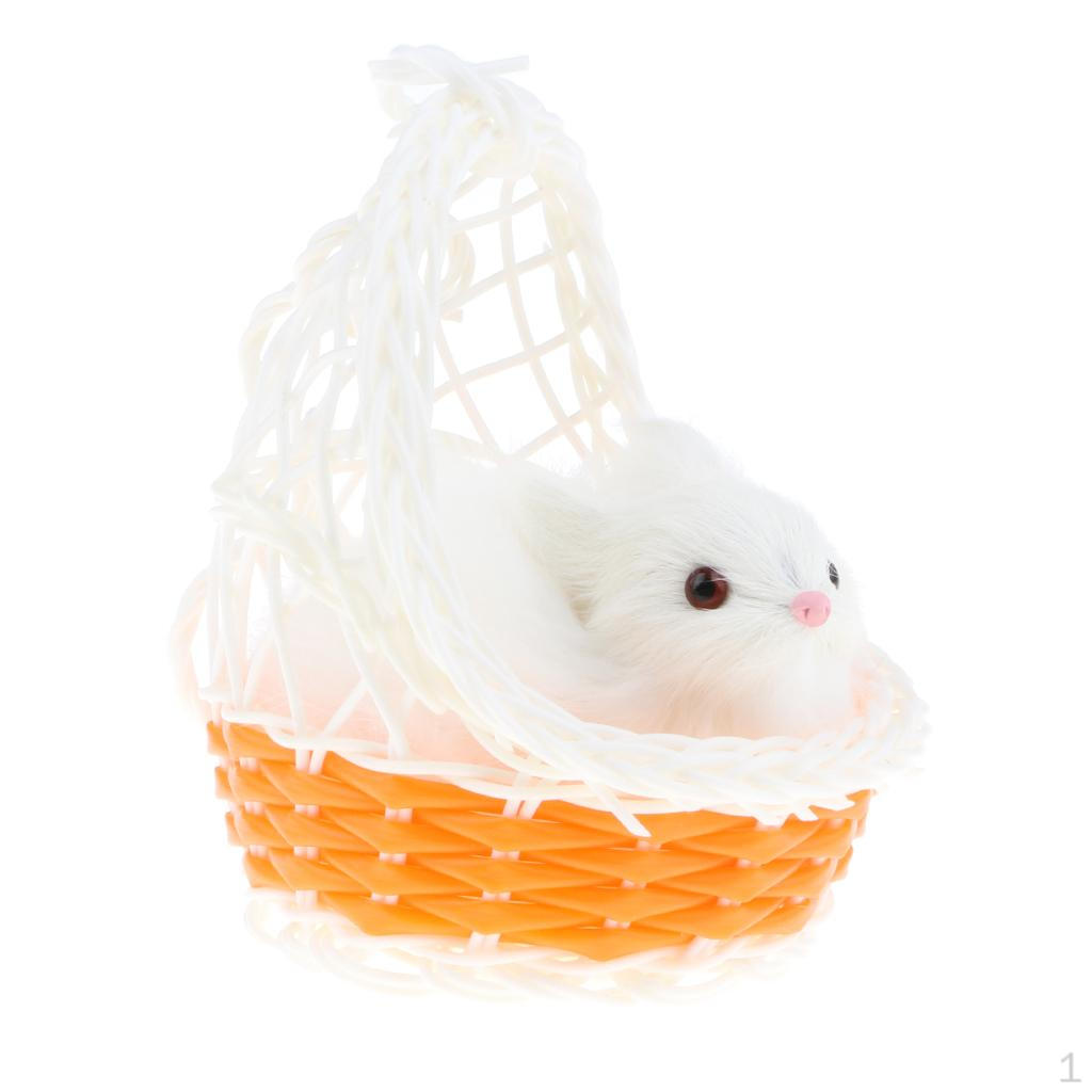 

Plush Animal Model With Basket science Nature Toy оранжевый