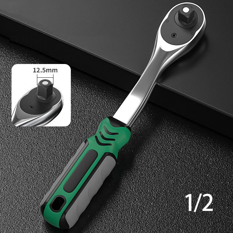 72-Tooth Multi-Size Quick-Bend Ratchet Wrench Tool