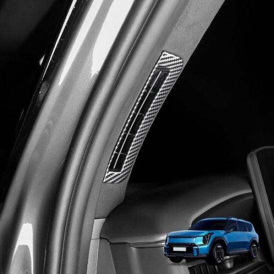 ABS A-Pillar Air Condition Vent Outlet Cover Trim Decor For Kia EV9 2024 2025