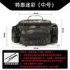 Waterproof Large Capacity Fishing Waist Pack With Adjustable Strap Lure Tackle Rods Reels Lines