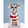 1 Piece Of Simple Striped Breathable Skin-Friendly Polo Shirt, Suitable For Cats And Dogs T-Shirt Clothes In All Seasons(The Size Is Too Small!!I