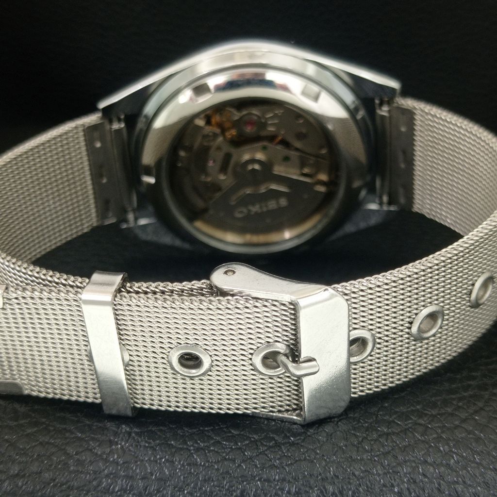 REFURBISHED VINTAGE SEIKO AUTOMATIC 6309A JAPAN MENS WHITE DIAL WATCH a442729-1