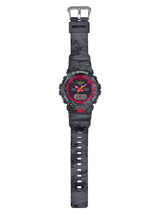 Casio Men's Resin 200M Water Resistant Digital Shock Resistant Quartz Watch GA-800CG-1A