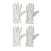 White Formal Gloves Uniform Costume Tuxedo Guard Gloves for Men Women Coin Jewelry Inspection Gloves for Server