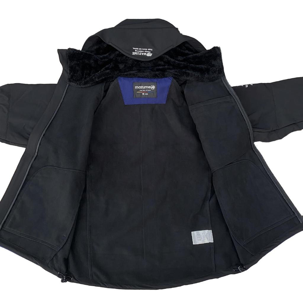 mazume Wind Cut Jacket Double Tone Black x Navy S MZFW-728-11