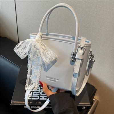Mode Handtas Dames Nieuwe Schoudertas Effen Kleur Messenger Bag