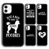 Poodles Cartoon Girly Cute Phone Case Cover For iPhone 17 Air 16 15 14 Plus 12 13 Pro Max Coque Shell Fundas
