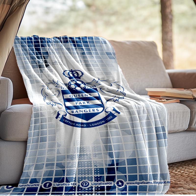 Queen's Rangers Crest Blanket Lightweight Ideal Bedding Blanket Perfect for Travel, Camping, Living Rooms, Offices, Sofas, Fan Christmas Gift