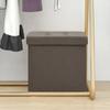VidaXL Foldable Storage Stool Storage Chest Storage Container Living Room Sitting Room Home Interior 338765