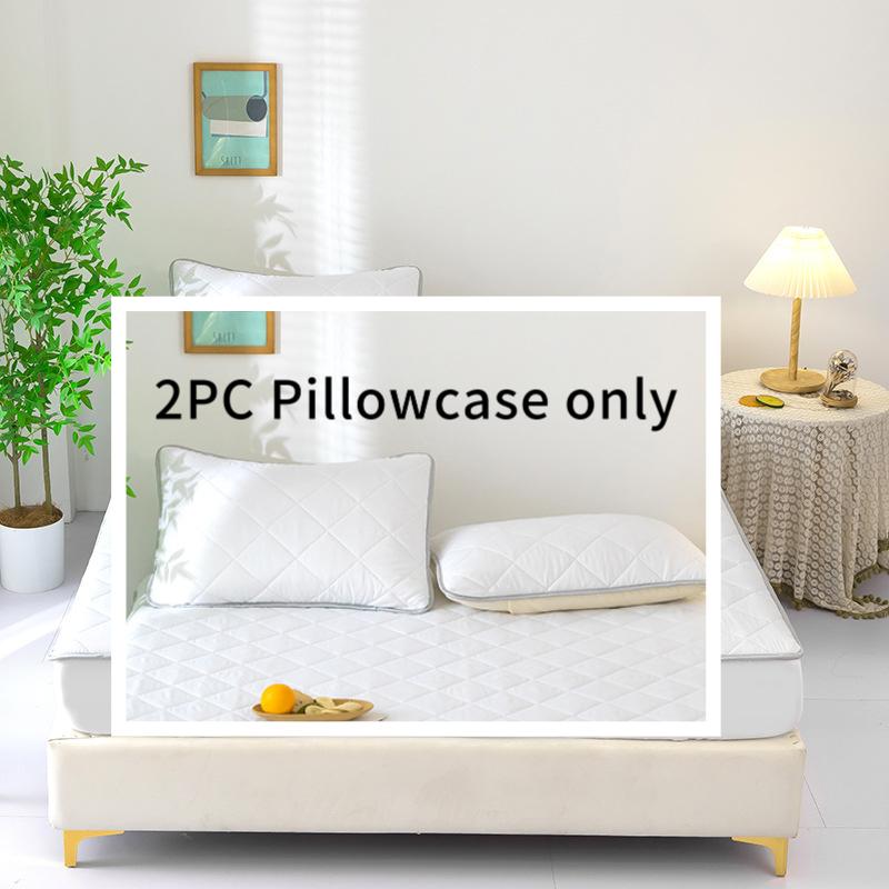 Machine Washable Single Thickened Bed Cover Quilted Mattress Protector