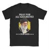 Rest in Peace Ali Khamenei Men's T Shirts  Amazing Tees Short Sleeve Round Collar T-Shirts Pure Cotton Plus Size Clothing