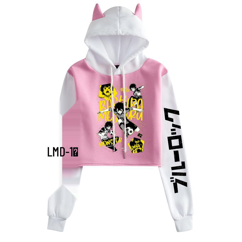 Unisex Blue Lock Anime Fleece Hoodie for Autumn/Winter