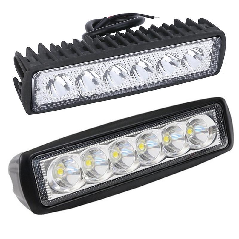18W 6Inch Led Work Light Bar Flood Lamp Offroad Driving Fog 4Wd Ute Suv Truck