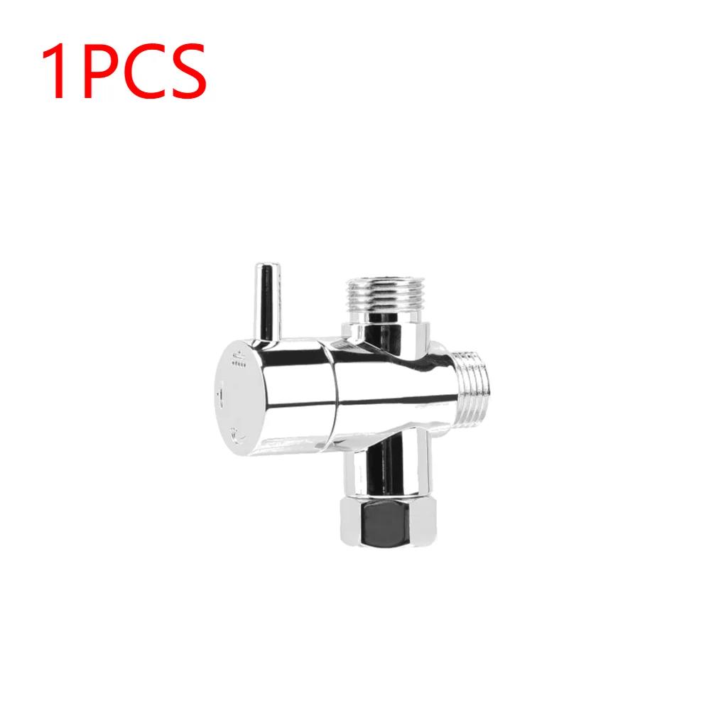 1-5Pcs Diversion Valve Tap Anti-scratch Shower Head Diverter Valve Corrosion Resistant 3-Way Shower Arm Diverter Bathroom Parts