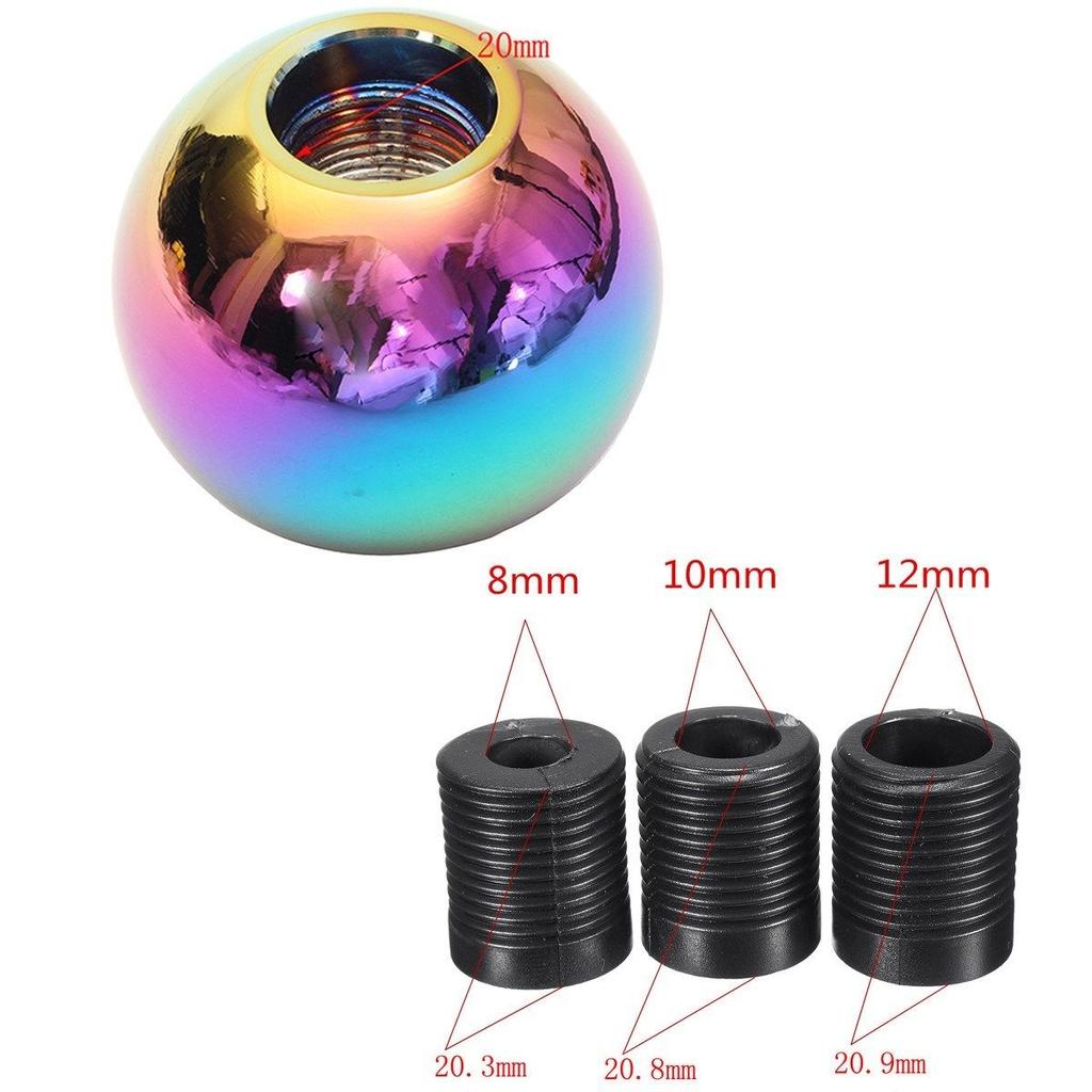 5Speed Aluminum Ball Style Manual Gear Stick Shifter Shift Knob Lever Colorful