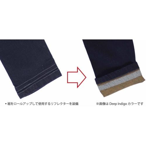 KOMINE Motorcycle Jeans Deep Indigo M WJ-737S Protector for Spring, Summer, and Autumn CE Standard Level 2 Stretch Material