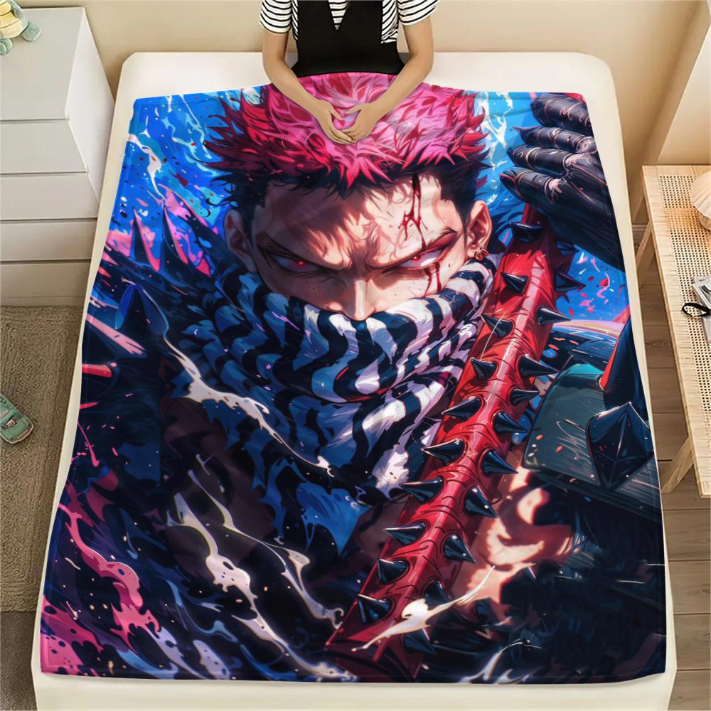 

1 шт. Фланелева ковдра з мультяшним принтом, Висока якість, Зручна для всіх сезонів, Декор для дому, Тепло та затишок, Ідеальний подарунок на Різдво, День народження 80cm x 120cm