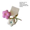 1 Pair Girl Hair Ties High Elasticity Soft Cotton Filled Texture Star Decor Hair Ropes Damage Free Hair Styling Tool Hair Accessories